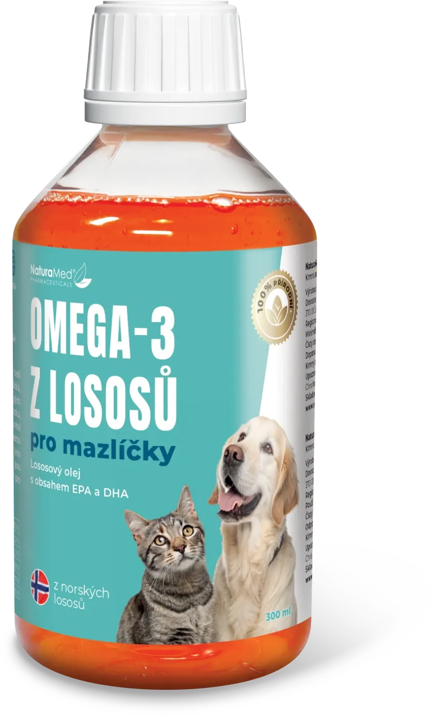Omega-3 olej ze lososa pro mazlíčky